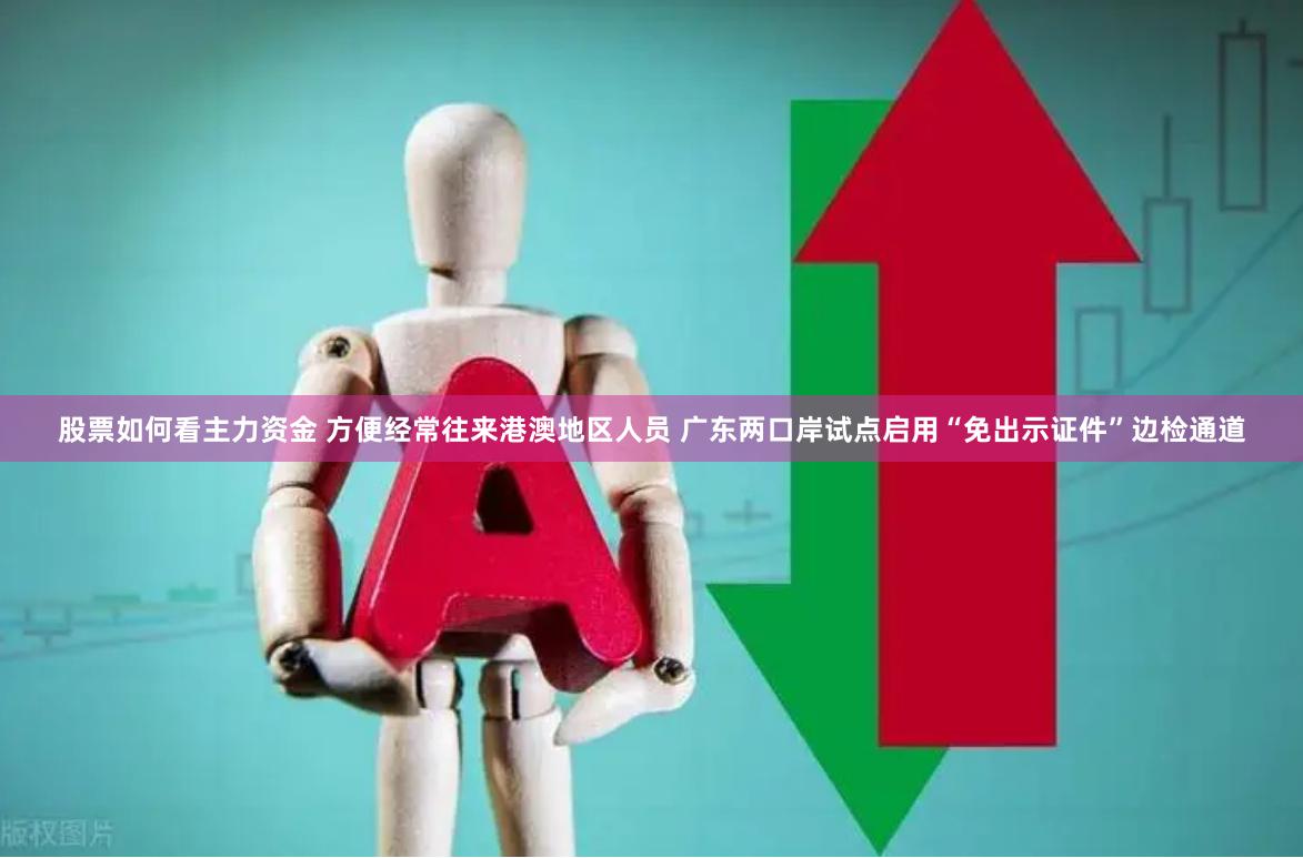 股票如何看主力资金 方便经常往来港澳地区人员 广东两口岸试点启用“免出示证件”边检通道